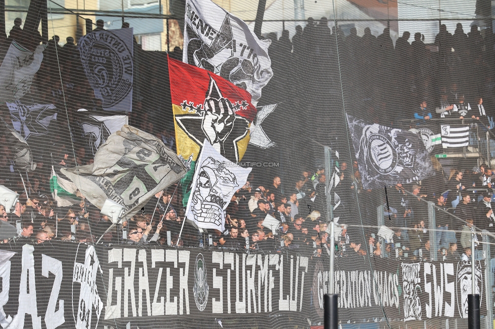 Sturm Graz - Wolfsberg
Oesterreichische Fussball Bundesliga, 11. Runde, SK Sturm Graz - Wolfsberger AC, Stadion Liebenau Graz, 26.10.2025. 

Foto zeigt Fans von Sturm
Schlüsselwörter: sturmflut