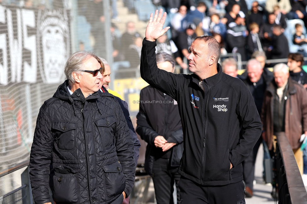 Sturm Graz - Wolfsberg
Oesterreichische Fussball Bundesliga, 11. Runde, SK Sturm Graz - Wolfsberger AC, Stadion Liebenau Graz, 26.10.2025. 

Foto zeigt Mario Haas (ehem. Spieler Sturm)
