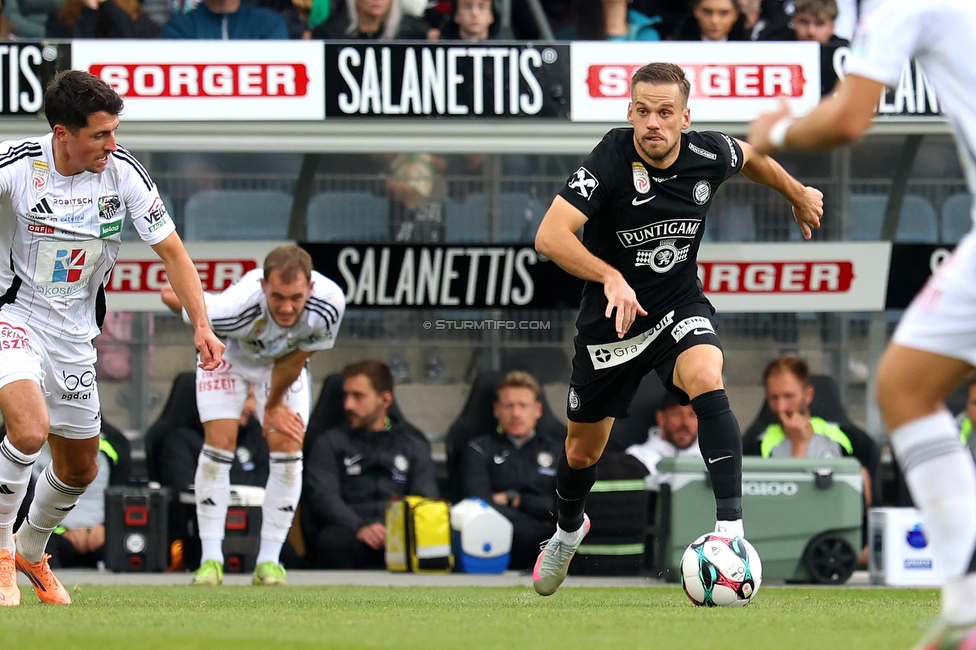 Sturm Graz - Wolfsberg
Oesterreichische Fussball Bundesliga, 11. Runde, SK Sturm Graz - Wolfsberger AC, Stadion Liebenau Graz, 26.10.2025. 

Foto zeigt Tomi Horvat (Sturm)
