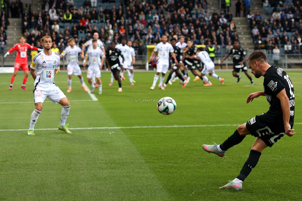 Sturm Graz - Wolfsberg
Oesterreichische Fussball Bundesliga, 11. Runde, SK Sturm Graz - Wolfsberger AC, Stadion Liebenau Graz, 26.10.2025. 

Foto zeigt Tomi Horvat (Sturm)
