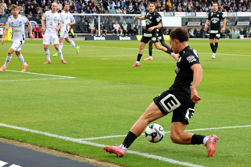 Sturm Graz - Wolfsberg
Oesterreichische Fussball Bundesliga, 11. Runde, SK Sturm Graz - Wolfsberger AC, Stadion Liebenau Graz, 26.10.2025. 

Foto zeigt Jacob Peter Hoedl (Sturm)
