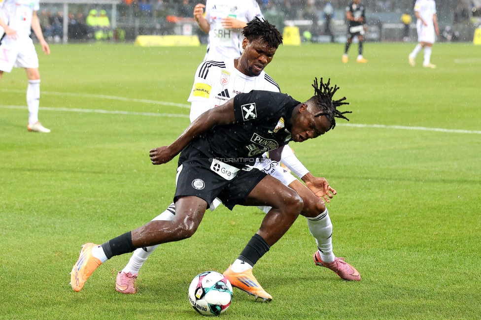 Sturm Graz - Wolfsberg
Oesterreichische Fussball Bundesliga, 11. Runde, SK Sturm Graz - Wolfsberger AC, Stadion Liebenau Graz, 26.10.2025. 

Foto zeigt Seedy Jatta (Sturm)
