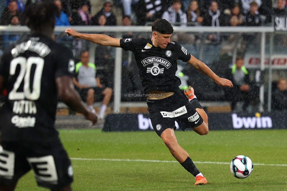 Sturm Graz - Wolfsberg
Oesterreichische Fussball Bundesliga, 11. Runde, SK Sturm Graz - Wolfsberger AC, Stadion Liebenau Graz, 26.10.2025. 

Foto zeigt Arjan Malic (Sturm)
