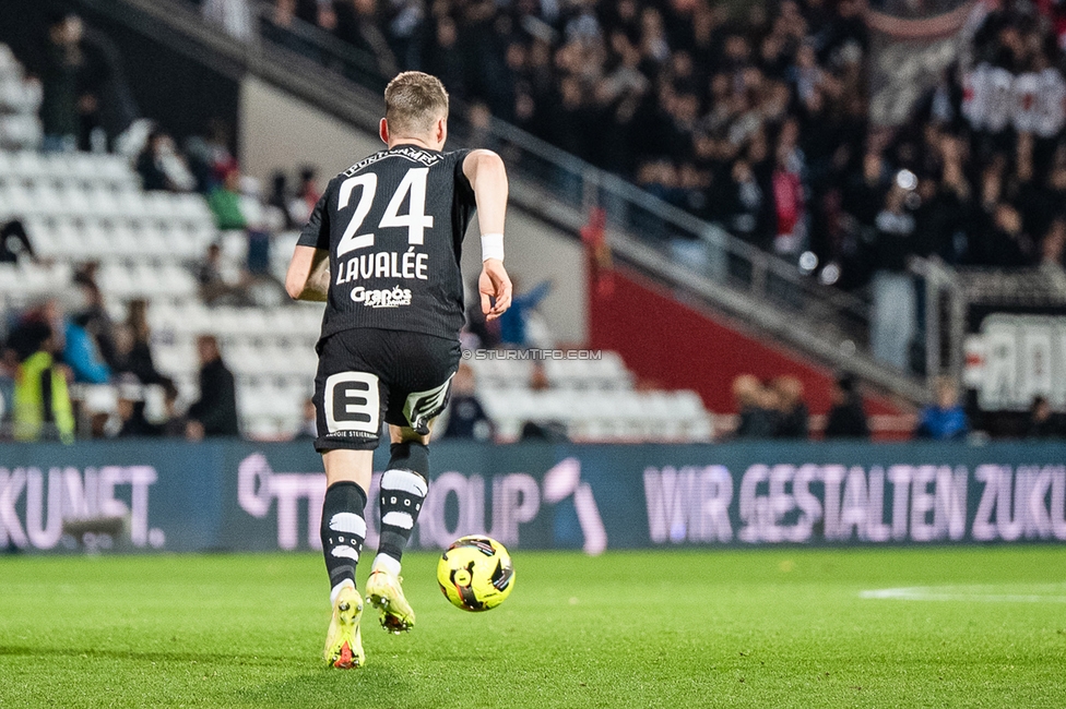 Admira - Sturm Graz
OEFB Cup Achtelfinale, Admira Wacker - SK Sturm Graz, Stadion Suedstadt Maria Enzersdorf, 29.10.2025. 

Foto zeigt Dimitri Lavalee (Sturm)
