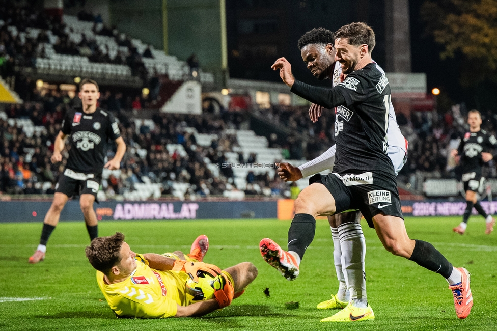 Admira - Sturm Graz
OEFB Cup Achtelfinale, Admira Wacker - SK Sturm Graz, Stadion Suedstadt Maria Enzersdorf, 29.10.2025. 

Foto zeigt Otar Kiteishvili (Sturm)
