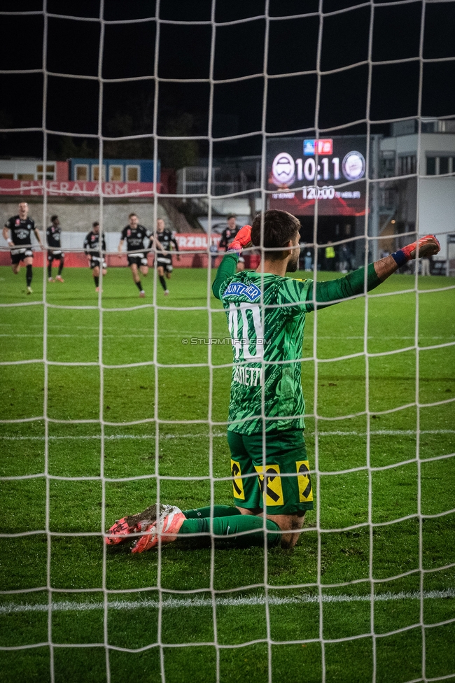 Admira - Sturm Graz
OEFB Cup Achtelfinale, Admira Wacker - SK Sturm Graz, Stadion Suedstadt Maria Enzersdorf, 29.10.2025. 

Foto zeigt Matteo Bignetti (Sturm)
