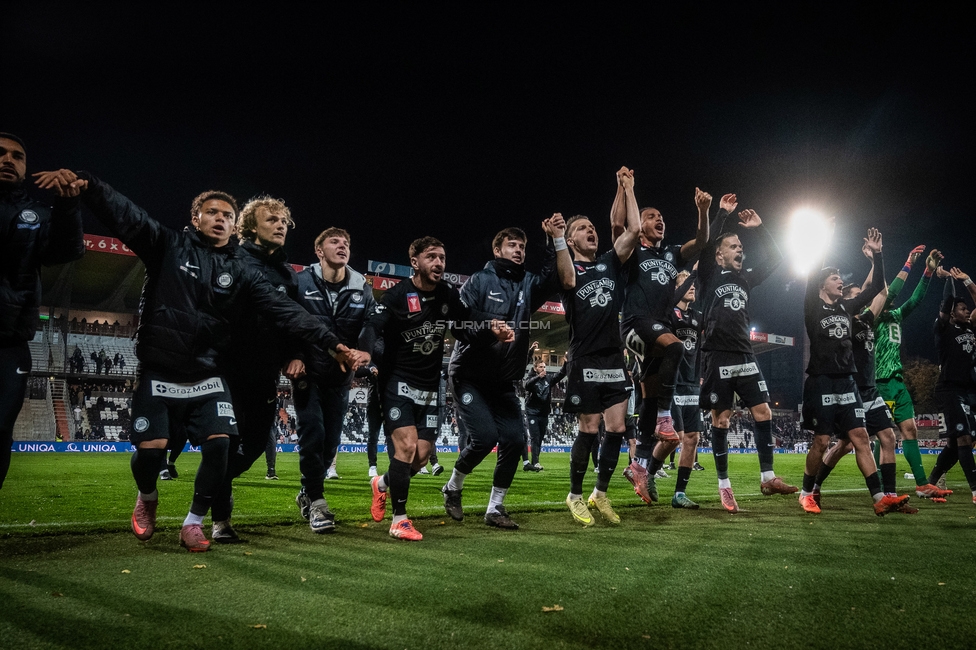 Admira - Sturm Graz
OEFB Cup Achtelfinale, Admira Wacker - SK Sturm Graz, Stadion Suedstadt Maria Enzersdorf, 29.10.2025. 

Foto zeigt die Mannschaft von Sturm
