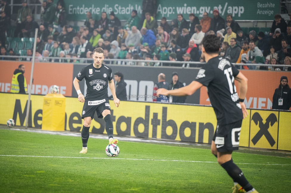 Rapid Wien - Sturm Graz
Oesterreichische Fussball Bundesliga, 12. Runde, SK Rapid Wien - SK Sturm Graz, Weststadion Wien, 02.11.2025. 

Foto zeigt Dimitri Lavalee (Sturm)
