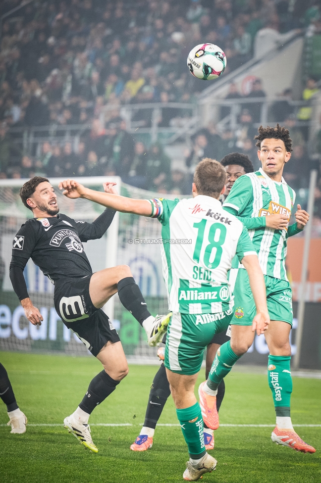 Rapid Wien - Sturm Graz
Oesterreichische Fussball Bundesliga, 12. Runde, SK Rapid Wien - SK Sturm Graz, Weststadion Wien, 02.11.2025. 

Foto zeigt Otar Kiteishvili (Sturm)
