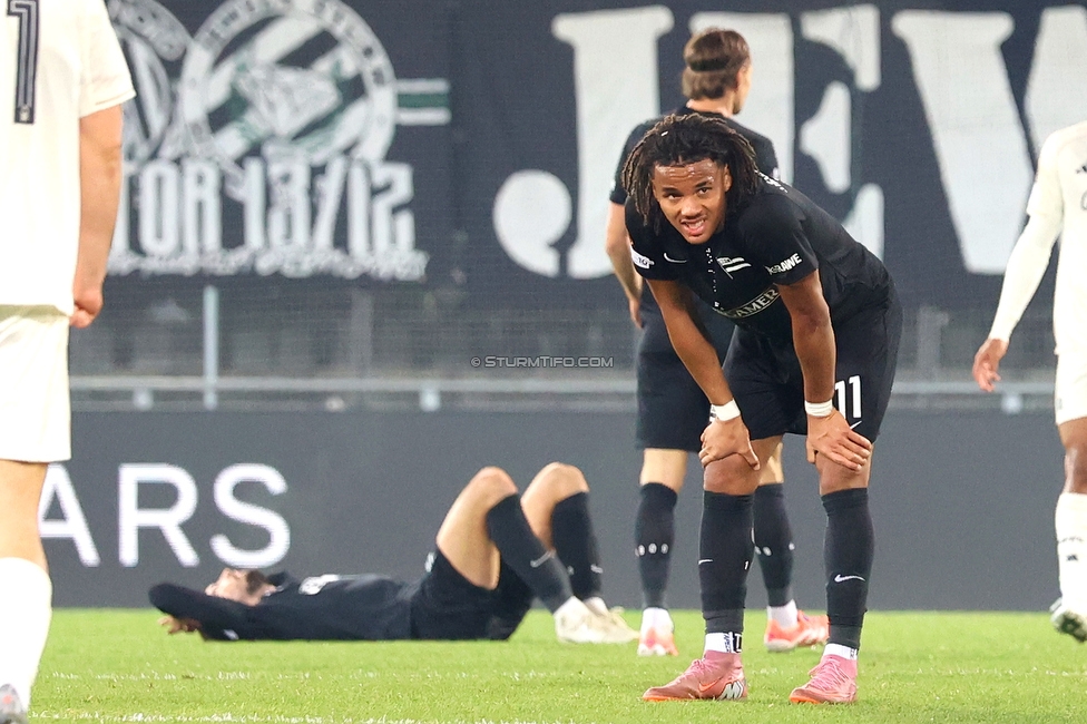 Sturm Graz - Nottingham
UEFA Europa League Gruppenphase 4. Spieltag, SK Sturm Graz - Nottingham Forest, Stadion Liebenau Graz, 06.11.2025. 

Foto zeigt Seedy Jatta (Sturm)
