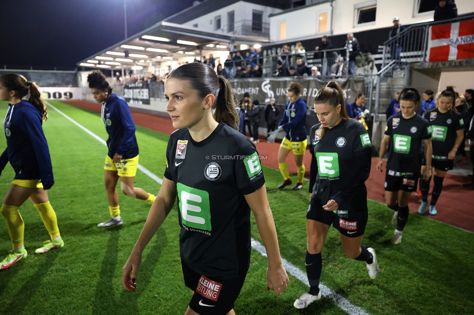 Sturm Damen - Vienna
OEFB Frauen Bundesliga, 12. Runde, SK Sturm Graz Damen - First Vienna, Trainingszentrum Messendorf, 07.11.2025. 

Foto zeigt Marie Spiess (Sturm Damen)
