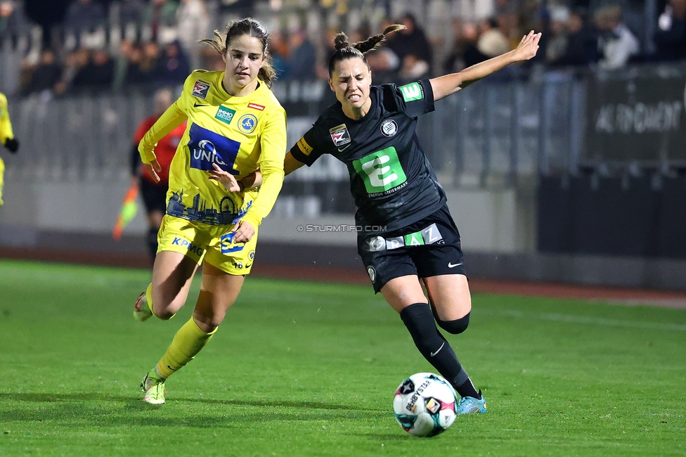 Sturm Damen - Vienna
OEFB Frauen Bundesliga, 12. Runde, SK Sturm Graz Damen - First Vienna, Trainingszentrum Messendorf, 07.11.2025. 

Foto zeigt Stefanie Grossgasteiger (Sturm Damen)
