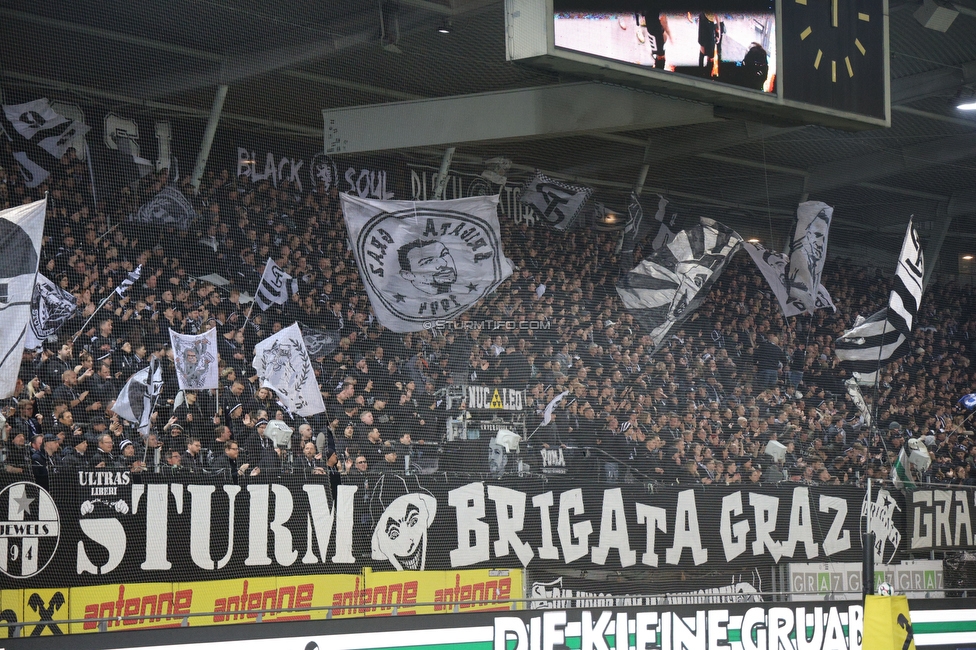 Sturm Graz - RB Salzburg
Oesterreichische Fussball Bundesliga, 13. Runde, SK Sturm Graz - FC RB Salzburg, Stadion Liebenau Graz, 09.11.2025. 

Foto zeigt Fans von Sturm
Schlüsselwörter: brigata