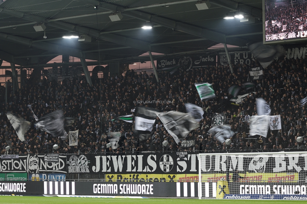 Sturm Graz - RB Salzburg
Oesterreichische Fussball Bundesliga, 13. Runde, SK Sturm Graz - FC RB Salzburg, Stadion Liebenau Graz, 09.11.2025. 

Foto zeigt Fans von Sturm
Schlüsselwörter: jewels