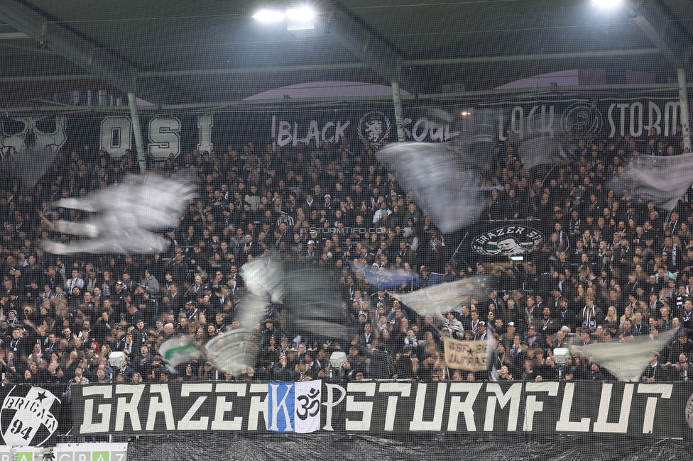 Sturm Graz - RB Salzburg
Oesterreichische Fussball Bundesliga, 13. Runde, SK Sturm Graz - FC RB Salzburg, Stadion Liebenau Graz, 09.11.2025. 

Foto zeigt Fans von Sturm
Schlüsselwörter: sturmflut