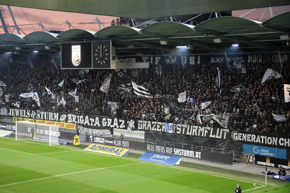 Sturm Graz - RB Salzburg
Oesterreichische Fussball Bundesliga, 13. Runde, SK Sturm Graz - FC RB Salzburg, Stadion Liebenau Graz, 09.11.2025. 

Foto zeigt Fans von Sturm
