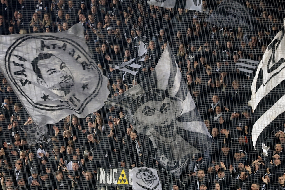 Sturm Graz - RB Salzburg
Oesterreichische Fussball Bundesliga, 13. Runde, SK Sturm Graz - FC RB Salzburg, Stadion Liebenau Graz, 09.11.2025. 

Foto zeigt Fans von Sturm
