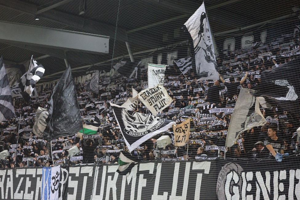Sturm Graz - RB Salzburg
Oesterreichische Fussball Bundesliga, 13. Runde, SK Sturm Graz - FC RB Salzburg, Stadion Liebenau Graz, 09.11.2025. 

Foto zeigt Fans von Sturm
Schlüsselwörter: schals sturmflut