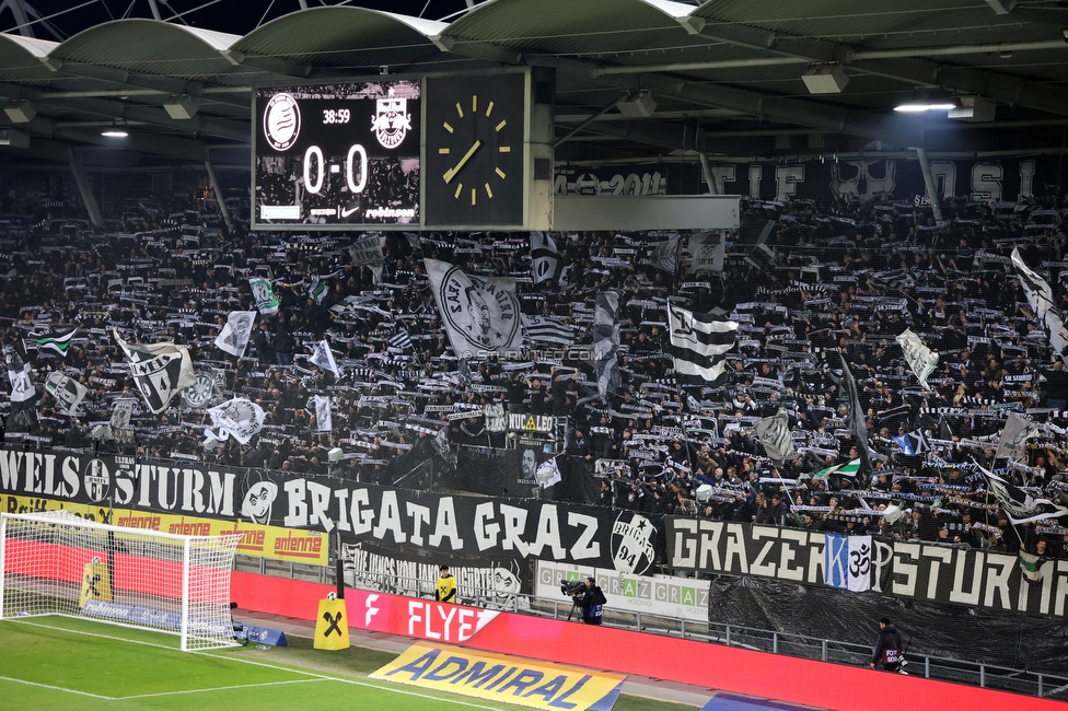 Sturm Graz - RB Salzburg
Oesterreichische Fussball Bundesliga, 13. Runde, SK Sturm Graz - FC RB Salzburg, Stadion Liebenau Graz, 09.11.2025. 

Foto zeigt Fans von Sturm

