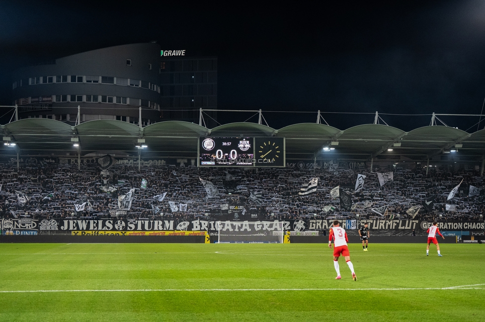 Sturm Graz - RB Salzburg
Oesterreichische Fussball Bundesliga, 13. Runde, SK Sturm Graz - FC RB Salzburg, Stadion Liebenau Graz, 09.11.2025. 

Foto zeigt Fans von Sturm
Schlüsselwörter: schals