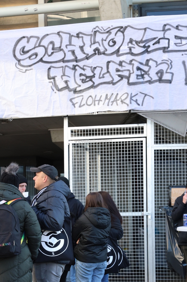 Sturm Graz - LASK
Oesterreichische Fussball Bundesliga, 14. Runde, SK Sturm Graz - LASK, Stadion Liebenau Graz, 23.11.2025. 

Foto zeigt das Vereinsfest von Schwoaze Helfen
