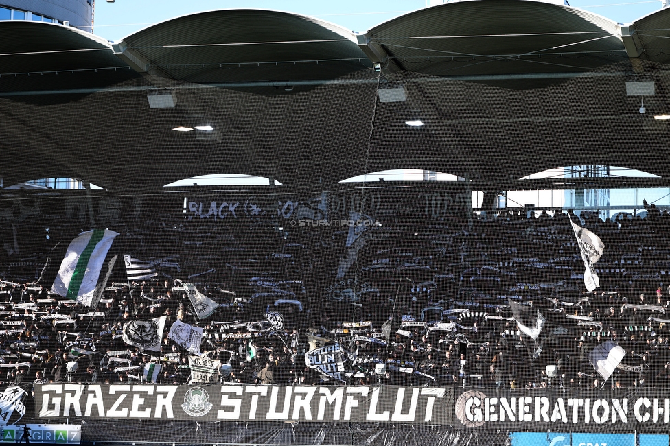 Sturm Graz - LASK
Oesterreichische Fussball Bundesliga, 14. Runde, SK Sturm Graz - LASK, Stadion Liebenau Graz, 23.11.2025. 

Foto zeigt Fans von Sturm
Schlüsselwörter: schals