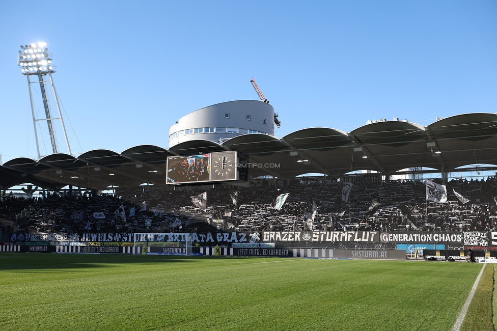 Sturm Graz - LASK
Oesterreichische Fussball Bundesliga, 14. Runde, SK Sturm Graz - LASK, Stadion Liebenau Graz, 23.11.2025. 

Foto zeigt Fans von Sturm
Schlüsselwörter: schals