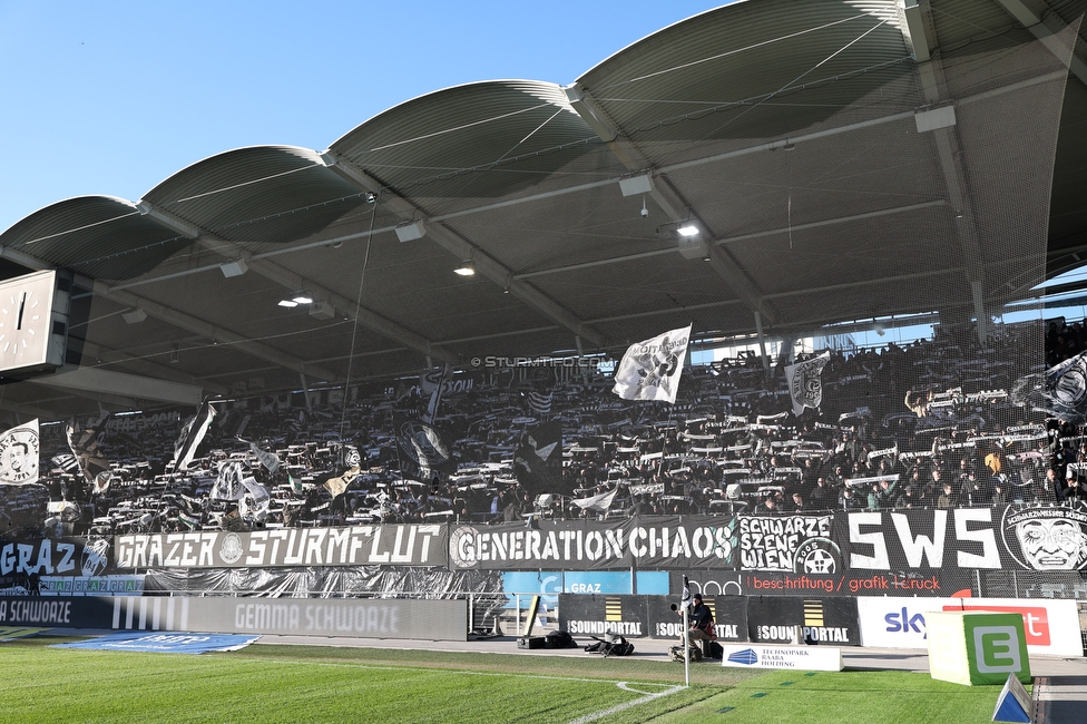 Sturm Graz - LASK
Oesterreichische Fussball Bundesliga, 14. Runde, SK Sturm Graz - LASK, Stadion Liebenau Graz, 23.11.2025. 

Foto zeigt Fans von Sturm
Schlüsselwörter: schals
