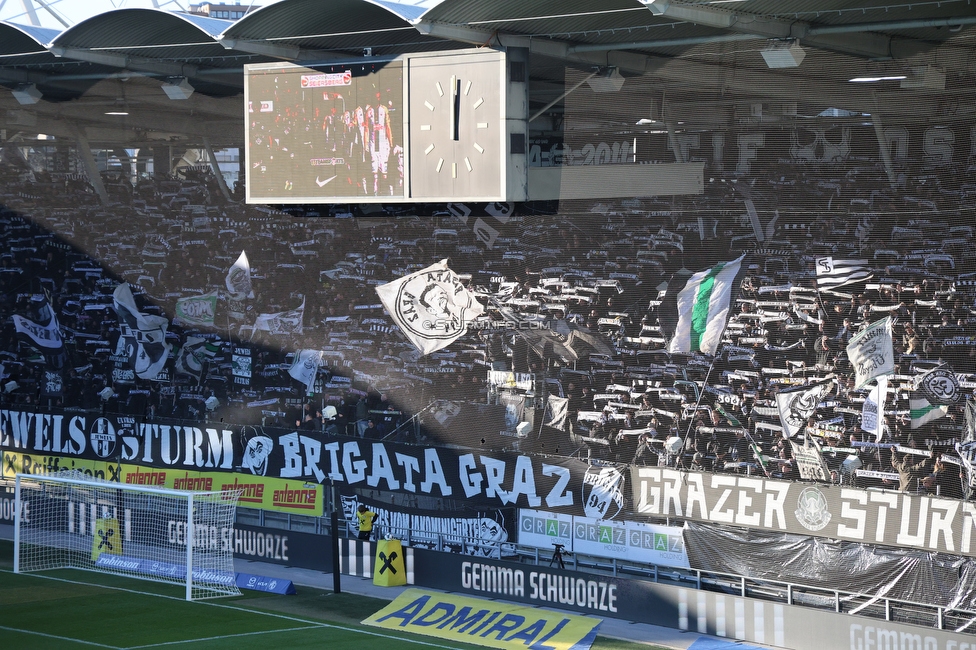 Sturm Graz - LASK
Oesterreichische Fussball Bundesliga, 14. Runde, SK Sturm Graz - LASK, Stadion Liebenau Graz, 23.11.2025. 

Foto zeigt Fans von Sturm
Schlüsselwörter: schals