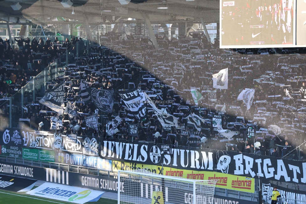 Sturm Graz - LASK
Oesterreichische Fussball Bundesliga, 14. Runde, SK Sturm Graz - LASK, Stadion Liebenau Graz, 23.11.2025. 

Foto zeigt Fans von Sturm
Schlüsselwörter: schals