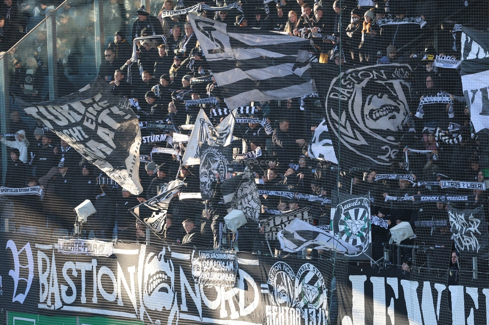 Sturm Graz - LASK
Oesterreichische Fussball Bundesliga, 14. Runde, SK Sturm Graz - LASK, Stadion Liebenau Graz, 23.11.2025. 

Foto zeigt Fans von Sturm
Schlüsselwörter: schals