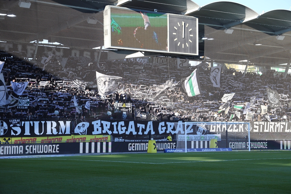 Sturm Graz - LASK
Oesterreichische Fussball Bundesliga, 14. Runde, SK Sturm Graz - LASK, Stadion Liebenau Graz, 23.11.2025. 

Foto zeigt Fans von Sturm
Schlüsselwörter: schals