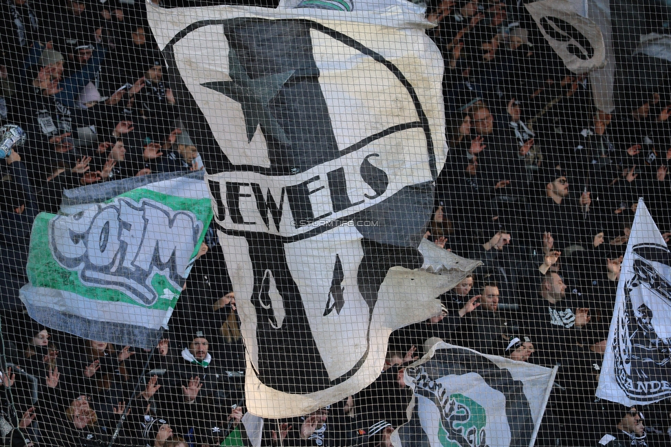 Sturm Graz - LASK
Oesterreichische Fussball Bundesliga, 14. Runde, SK Sturm Graz - LASK, Stadion Liebenau Graz, 23.11.2025. 

Foto zeigt Fans von Sturm
Schlüsselwörter: jewels