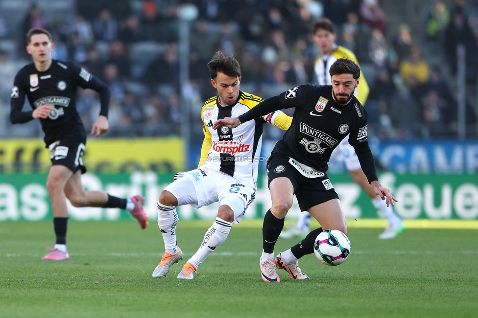 Sturm Graz - LASK
Oesterreichische Fussball Bundesliga, 14. Runde, SK Sturm Graz - LASK, Stadion Liebenau Graz, 23.11.2025. 

Foto zeigt Otar Kiteishvili (Sturm)
