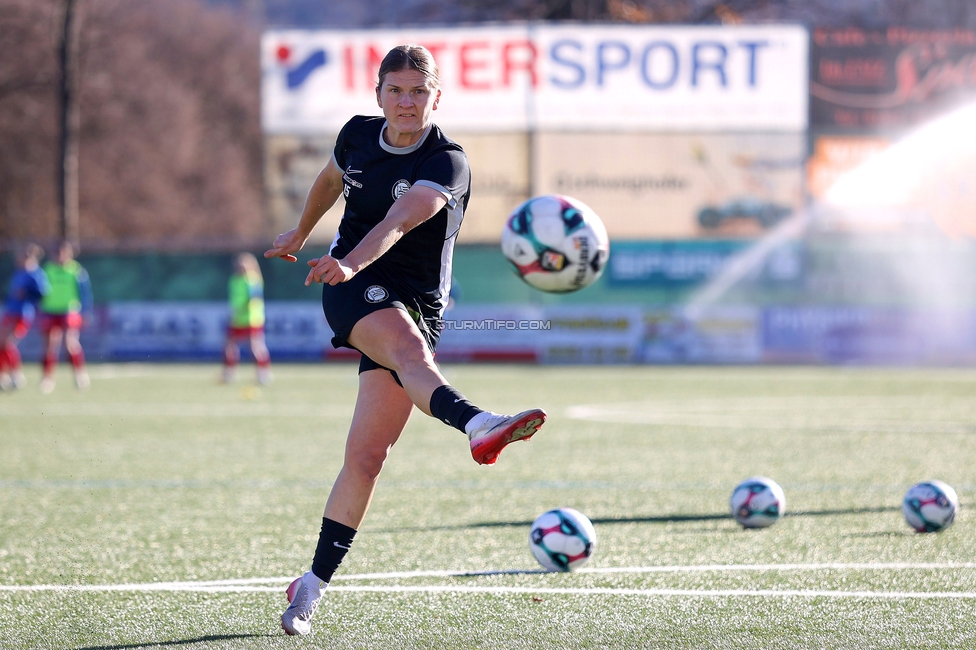Sturm Damen - Suedburgenland Hartberg
OEFB Frauen Bundesliga, 13. Runde, SK Sturm Graz Damen - SpG Suedburgenland TSV Hartberg, Koralmstadion Deutschlandsberg, 23.11.2025. Foto zeigt Sophie Maierhofer (Sturm Damen)
