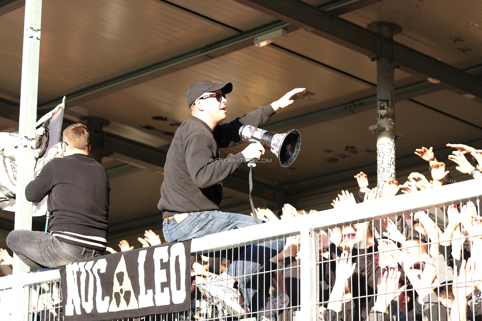 Hartberg - Sturm Graz
Oesterreichische Fussball Bundesliga, 15. Runde, TSV Hartberg - SK Sturm Graz, PROfertil Arena Hartberg, 30.11.2025. Foto zeigt Fans von Sturm
