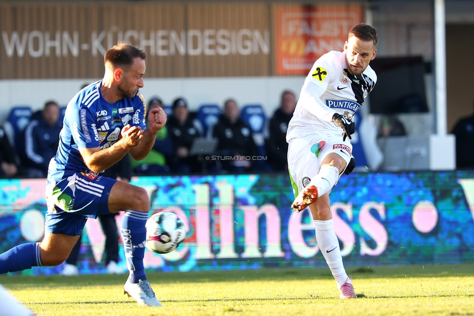Hartberg - Sturm Graz
Oesterreichische Fussball Bundesliga, 15. Runde, TSV Hartberg - SK Sturm Graz, PROfertil Arena Hartberg, 30.11.2025. 

Foto zeigt Tomi Horvat (Sturm)
