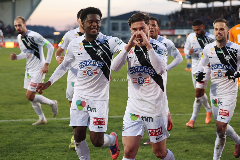 Hartberg - Sturm Graz
dOesterreichische Fussball Bundesliga, 15. Runde, TSV Hartberg - SK Sturm Graz, PROfertil Arena Hartberg, 30.11.2025. Foto zeigt Otar Kiteishvili (Sturm)
