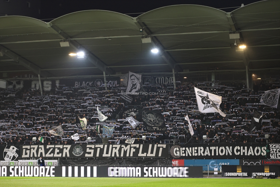 Sturm Graz - Wattens
Oesterreichische Fussball Bundesliga, 4. Runde, SK Sturm Graz - WSG Tirol, Stadion Liebenau Graz, 03.12.2025. 

Foto zeigt Fans von Sturm
