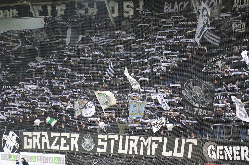 Sturm Graz - Wattens
Oesterreichische Fussball Bundesliga, 4. Runde, SK Sturm Graz - WSG Tirol, Stadion Liebenau Graz, 03.12.2025. 

Foto zeigt Fans von Sturm
