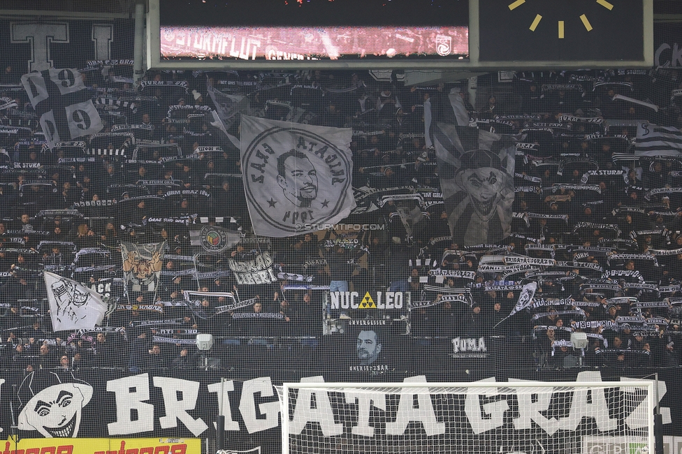 Sturm Graz - Wattens
Oesterreichische Fussball Bundesliga, 4. Runde, SK Sturm Graz - WSG Tirol, Stadion Liebenau Graz, 03.12.2025. 

Foto zeigt Fans von Sturm
