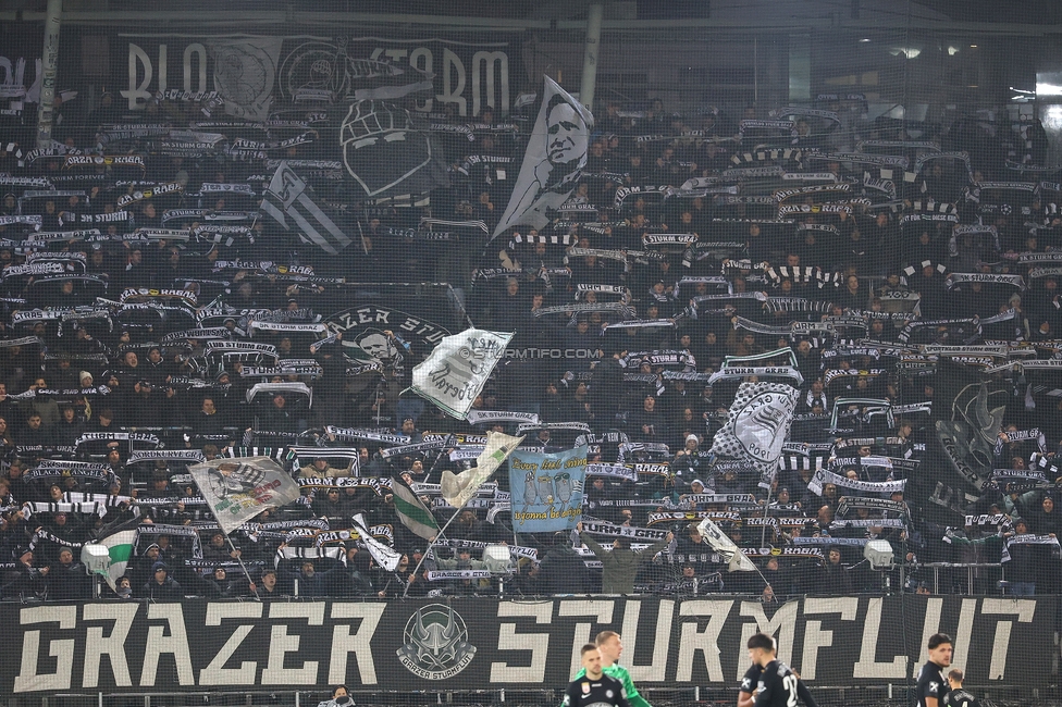 Sturm Graz - Wattens
Oesterreichische Fussball Bundesliga, 4. Runde, SK Sturm Graz - WSG Tirol, Stadion Liebenau Graz, 03.12.2025. 

Foto zeigt Fans von Sturm
