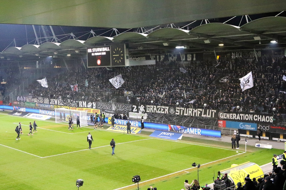 Sturm Graz - Wattens
Oesterreichische Fussball Bundesliga, 4. Runde, SK Sturm Graz - WSG Tirol, Stadion Liebenau Graz, 03.12.2025. 

Foto zeigt Fans von Sturm
