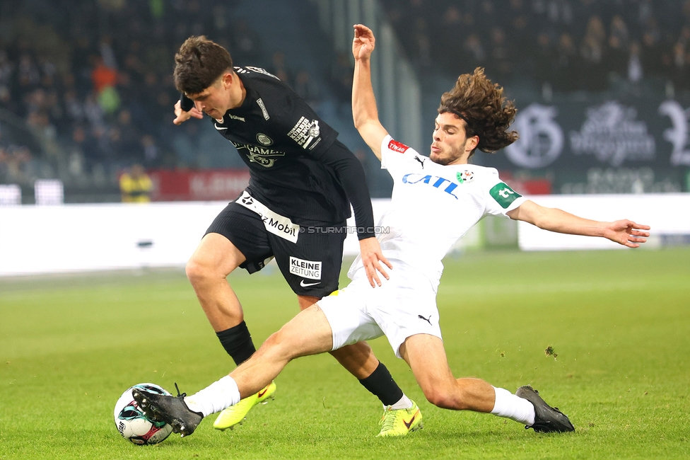 Sturm Graz - Wattens
Oesterreichische Fussball Bundesliga, 4. Runde, SK Sturm Graz - WSG Tirol, Stadion Liebenau Graz, 03.12.2025. 

Foto zeigt Arjan Malic (Sturm)

