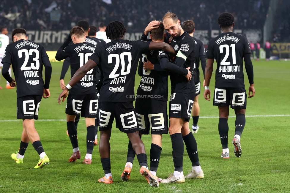 Sturm Graz - Wattens
Oesterreichische Fussball Bundesliga, 4. Runde, SK Sturm Graz - WSG Tirol, Stadion Liebenau Graz, 03.12.2025. 

Foto zeigt Jon Gorenc-Stankovic (Sturm)
