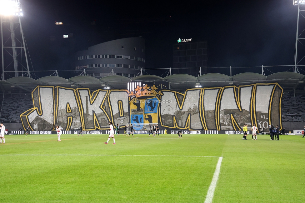 Sturm Graz - GAK
Oesterreichische Fussball Bundesliga, 16. Runde, SK Sturm Graz - Grazer AK, Stadion Liebenau Graz, 07.12.2025. 

Foto zeigt Fans von Sturm mit einer Choreografie
