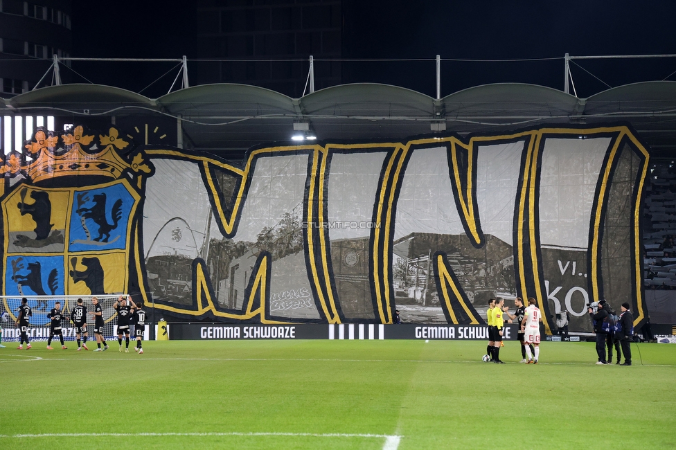 Sturm Graz - GAK
Oesterreichische Fussball Bundesliga, 16. Runde, SK Sturm Graz - Grazer AK, Stadion Liebenau Graz, 07.12.2025. Foto zeigt Fans von Sturm mit einer Choreografie
