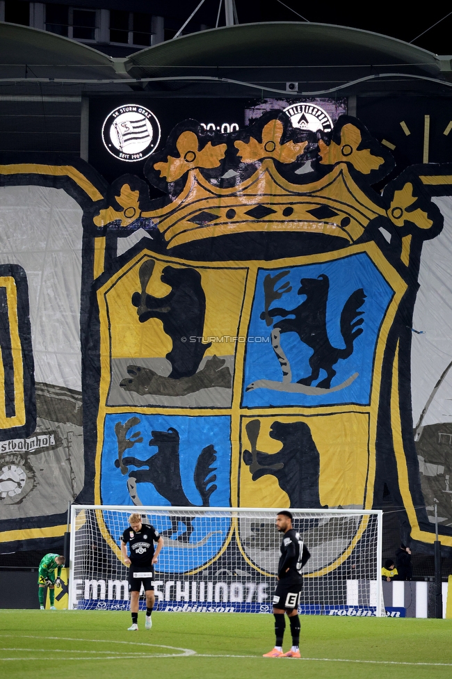 Sturm Graz - GAK
Oesterreichische Fussball Bundesliga, 16. Runde, SK Sturm Graz - Grazer AK, Stadion Liebenau Graz, 07.12.2025. Foto zeigt Fans von Sturm mit einer Choreografie
