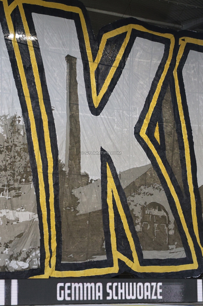 Sturm Graz - GAK
Oesterreichische Fussball Bundesliga, 16. Runde, SK Sturm Graz - Grazer AK, Stadion Liebenau Graz, 07.12.2025. 

Foto zeigt Fans von Sturm mit einer Choreografie
