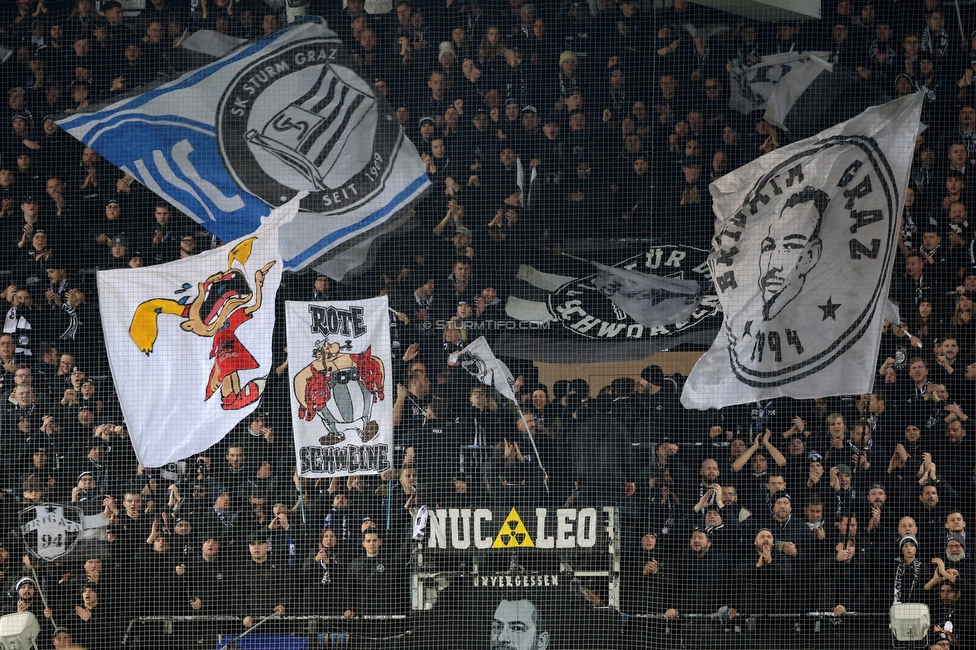 Sturm Graz - GAK
Oesterreichische Fussball Bundesliga, 16. Runde, SK Sturm Graz - Grazer AK, Stadion Liebenau Graz, 07.12.2025. Foto zeigt Fans von Sturm
Schlüsselwörter: brigata
